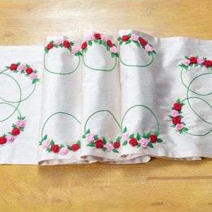Handcrafted Embroidery Table Runners